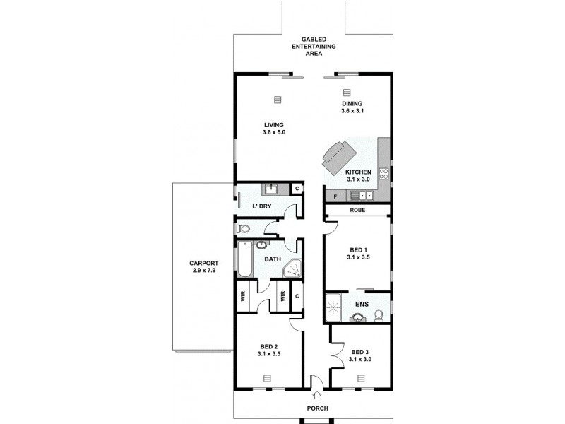 14 Maple Cct, Mawson Lakes SA 5095 Floorplan