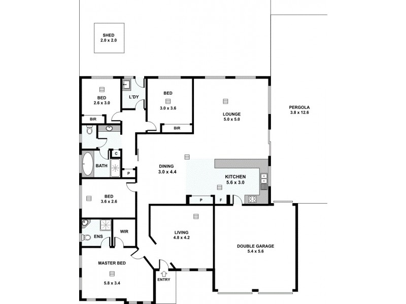 93 Lord Howe Cres, Mawson Lakes SA 5095 Floorplan