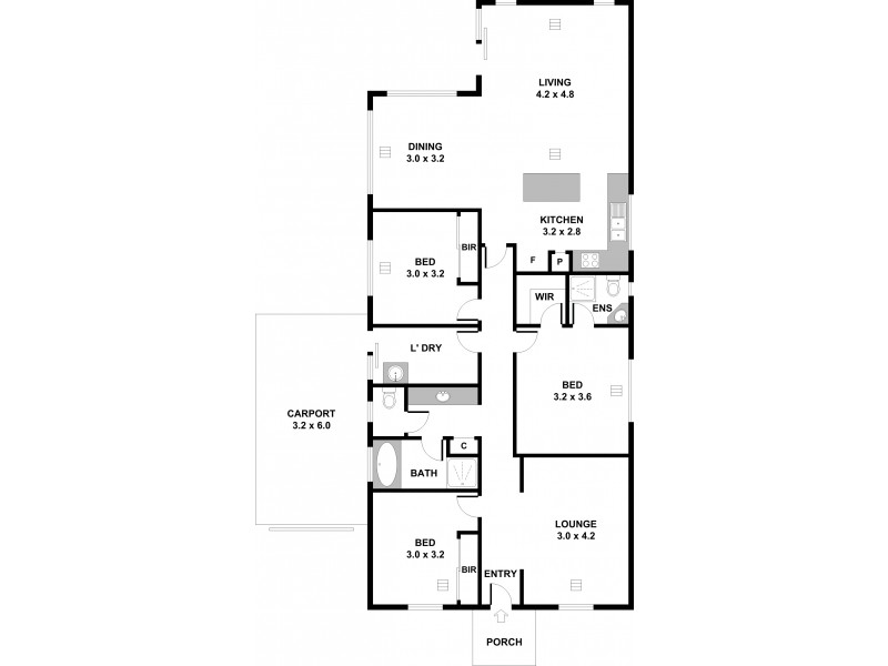 15 Adeline Street, Mawson Lakes SA 5095 Floorplan