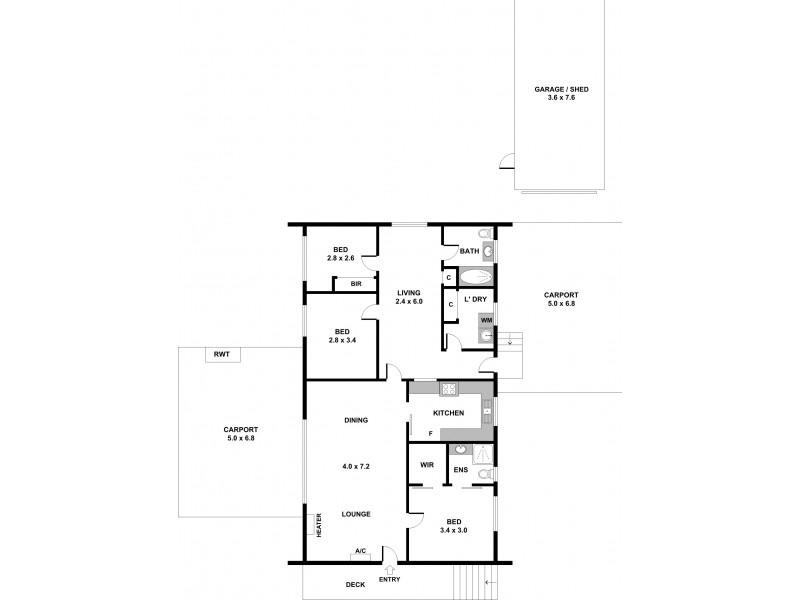 25 Bundey Avenue, Ingle Farm SA 5098 Floorplan