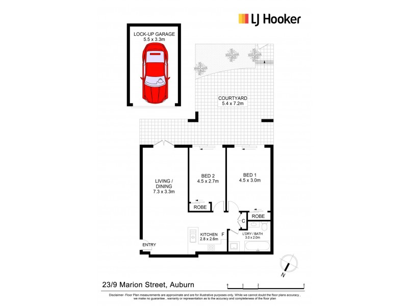 23/9 Marion St, Auburn NSW 2144 Floorplan