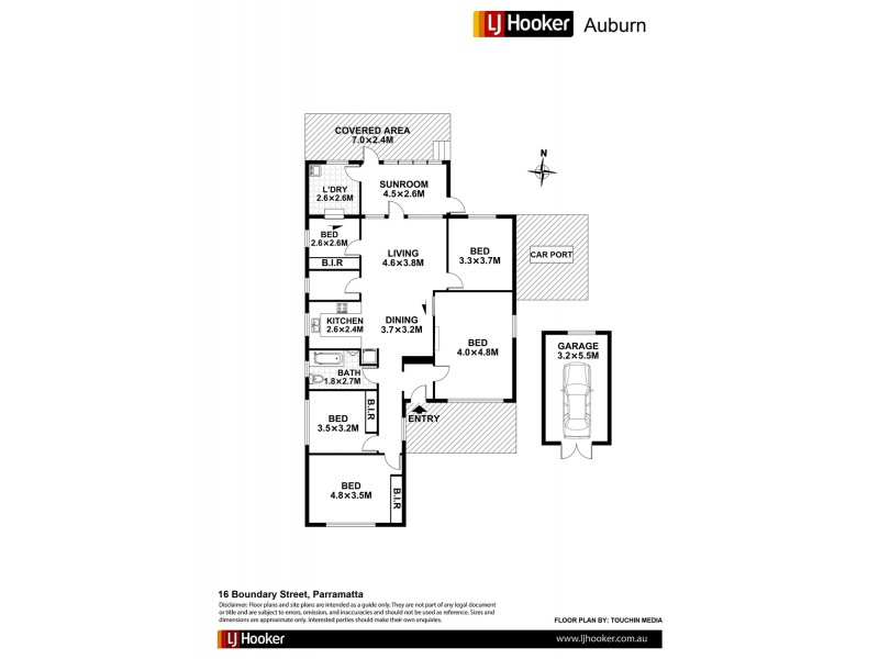 16 Boundary Street, Parramatta NSW 2150 Floorplan