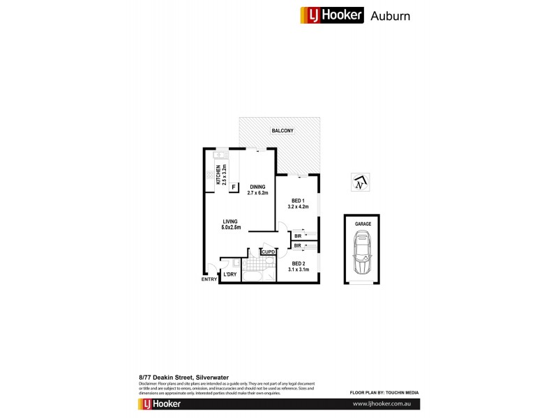 8/77-85 Deakin Street, Silverwater NSW 2128 Floorplan