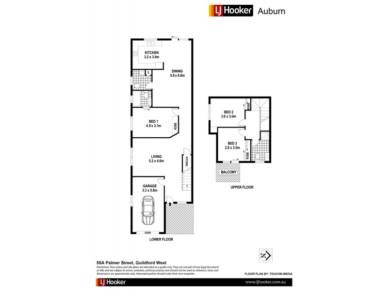 55a Palmer Street, Guildford West NSW 2161 Floorplan