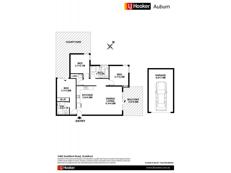 1/462-464 Guildford Rd, Guildford NSW 2161 Floorplan