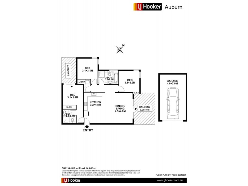 3/462-464 Guildford Rd, Guildford NSW 2161 Floorplan