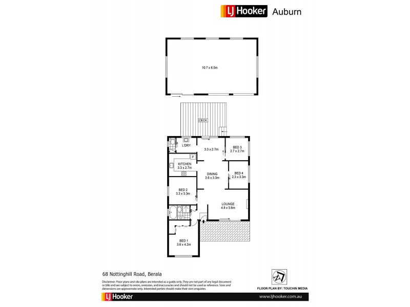 68 Nottinghill Rd, Berala NSW 2141 Floorplan