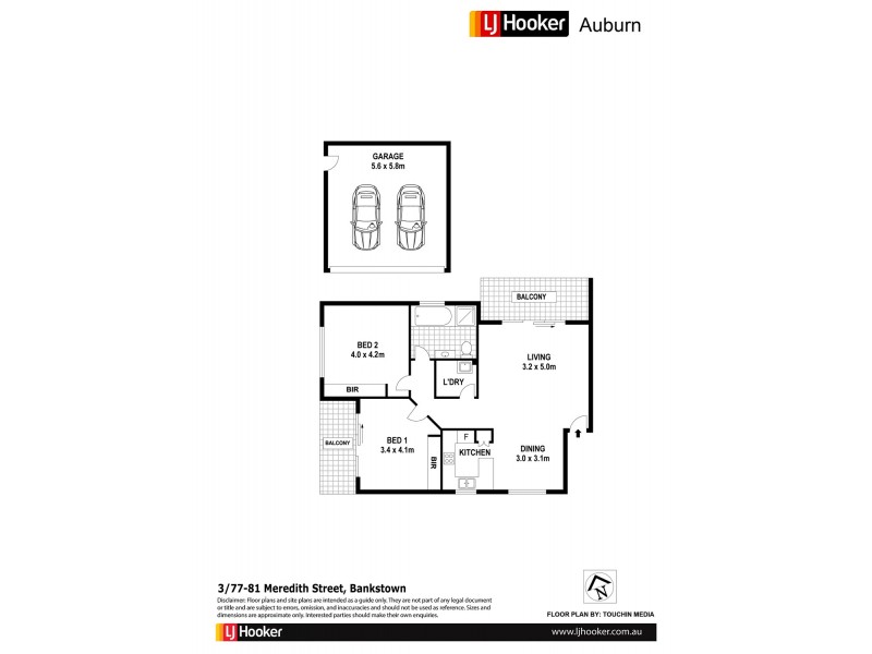 3/77-81 Meredith St, Bankstown NSW 2200 Floorplan