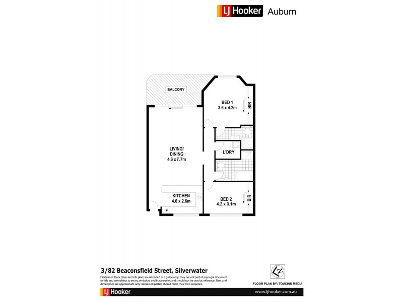 3/82-84 Beaconsfield St, Silverwater NSW 2128 Floorplan