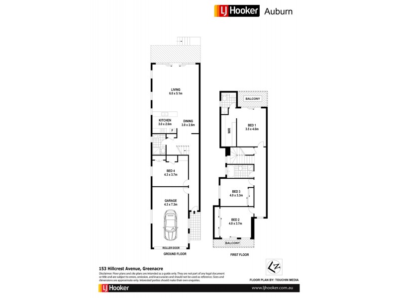 153 Hillcrest Ave, Greenacre NSW 2190 Floorplan