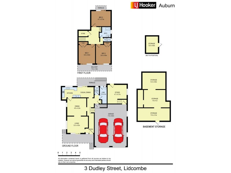 3 Dudley St, Lidcombe NSW 2141 Floorplan