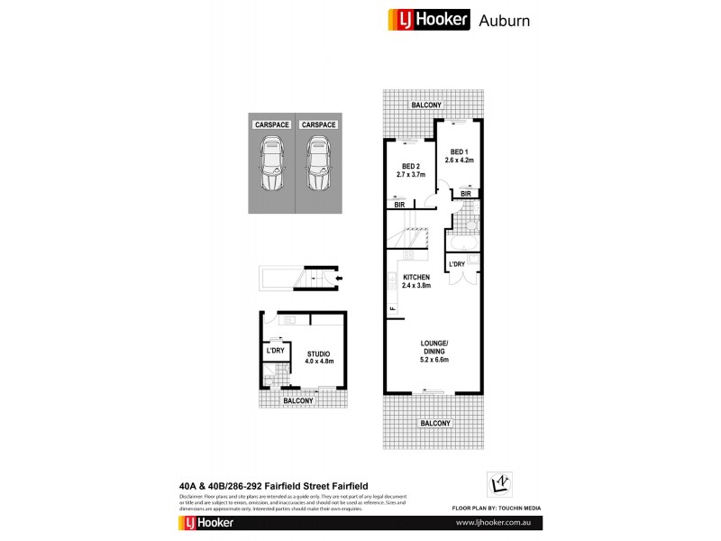 40A & 40B/ Fairfield St, Fairfield NSW 2165 Floorplan