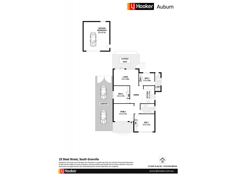 25 Steel St, Granville NSW 2142 Floorplan