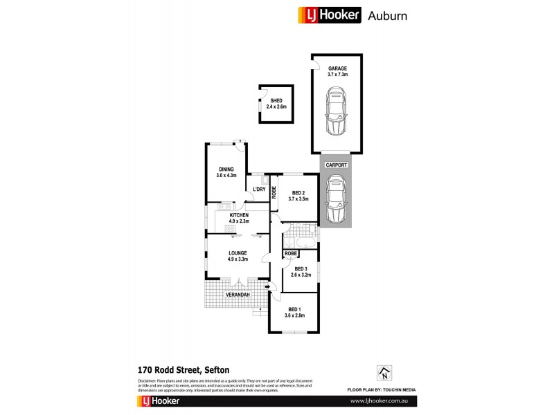 170 Rodd St, Sefton NSW 2162 Floorplan