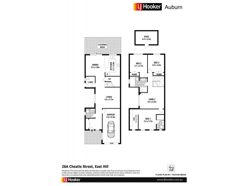 26a Cheatle St, East Hills NSW 2213 Floorplan