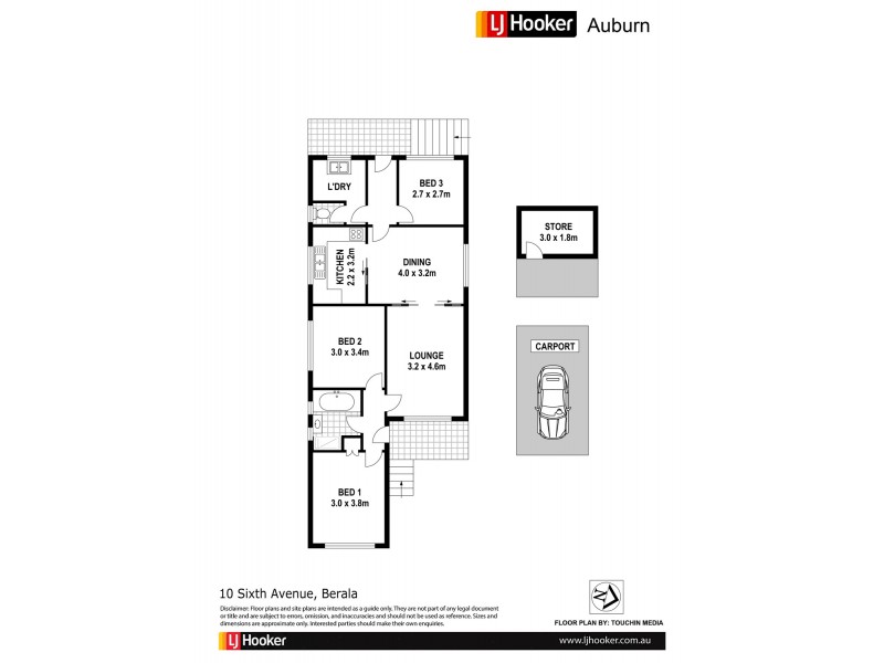 10 Sixth Avenue, Berala NSW 2141 Floorplan