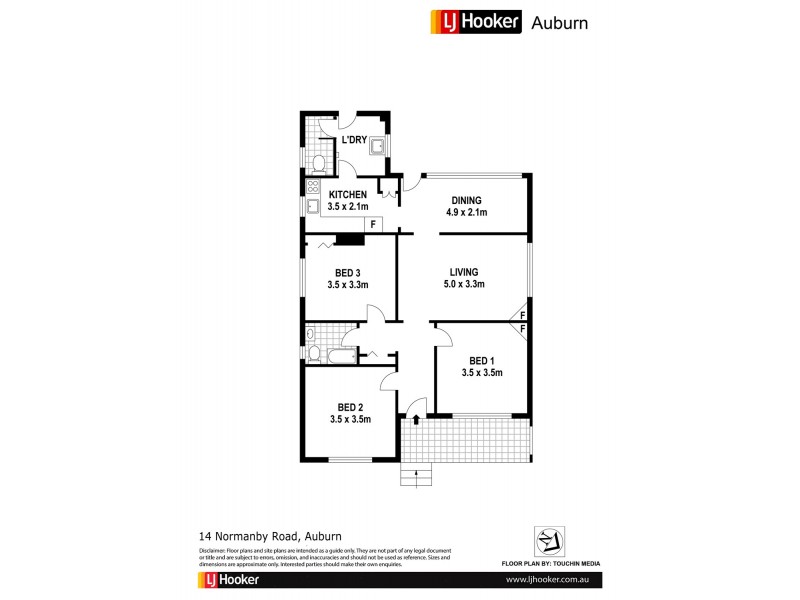 14 Normanby Rd, Auburn NSW 2144 Floorplan