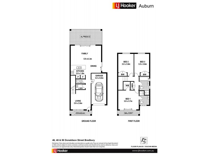 46 Donaldson Street, Bradbury NSW 2560 Floorplan