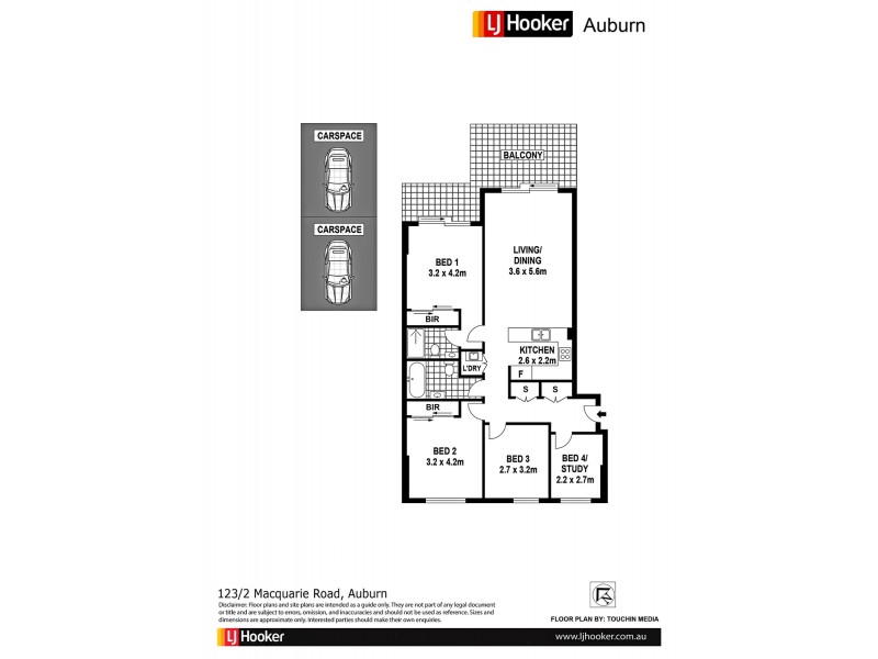 123/2 Macquarie Rd, Auburn NSW 2144 Floorplan