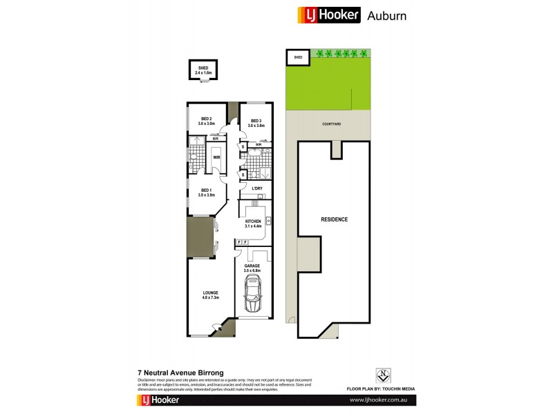 7 Neutral Ave, Birrong NSW 2143 Floorplan