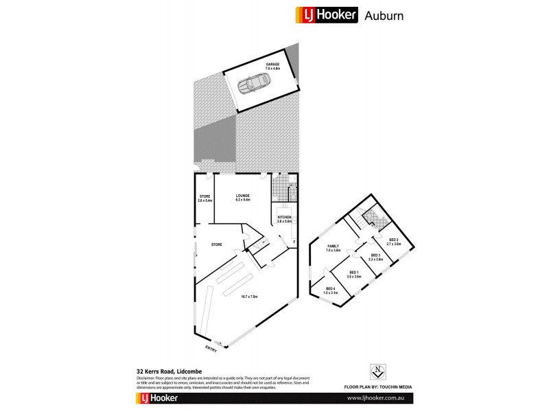 32 Kerrs Road, Lidcombe NSW 2141 Floorplan