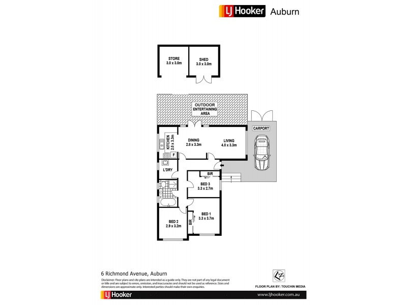 6 Richmond Ave, Auburn NSW 2144 Floorplan