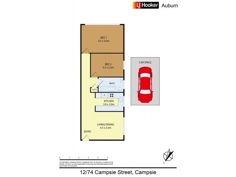 12/74 Campsie St, Campsie NSW 2194 Floorplan