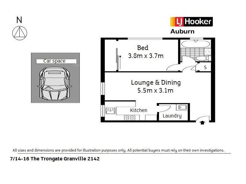 7/14-16 The Trongate, Granville NSW 2142 Floorplan