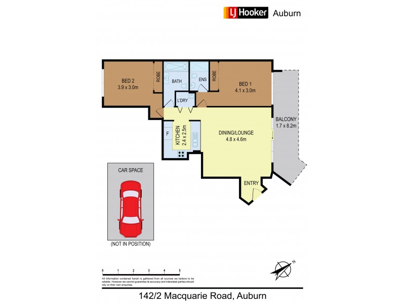 142/2 Macquarie Rd, Auburn NSW 2144 Floorplan