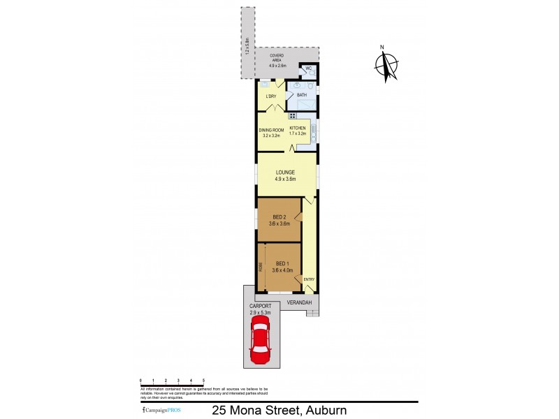 25 Mona St, Auburn NSW 2144 Floorplan