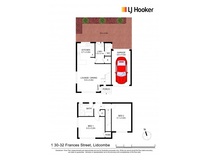 1/30-32 Frances St, Lidcombe NSW 2141 Floorplan