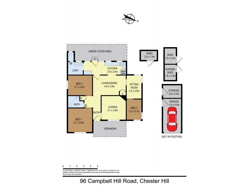 96 Campbell Hill Rd, Chester Hill NSW 2162 Floorplan