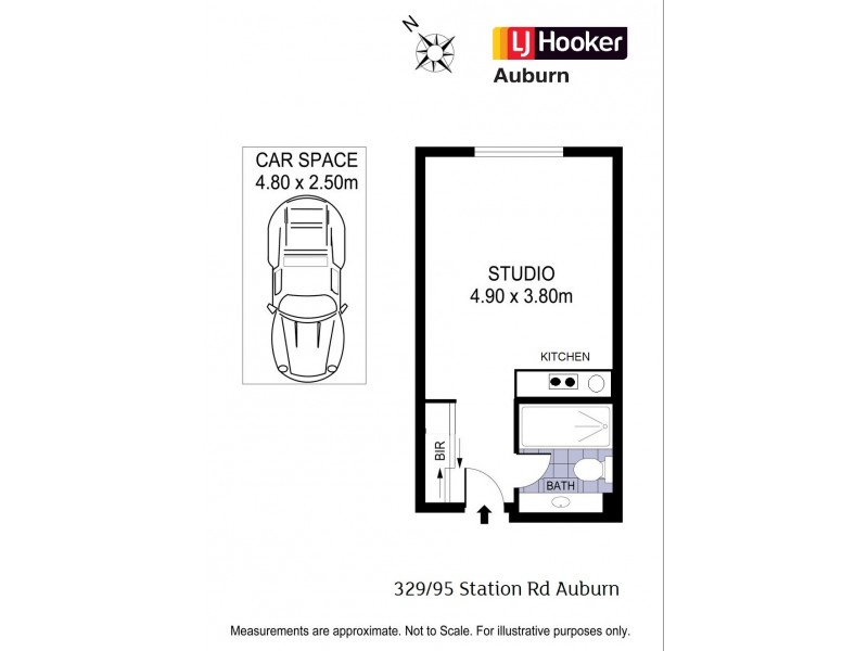 329/95 Station Rd, Auburn NSW 2144 Floorplan