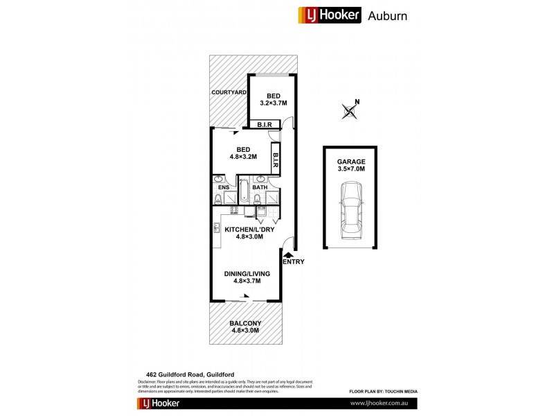 16/462 Guildford Rd, Guildford NSW 2161 Floorplan
