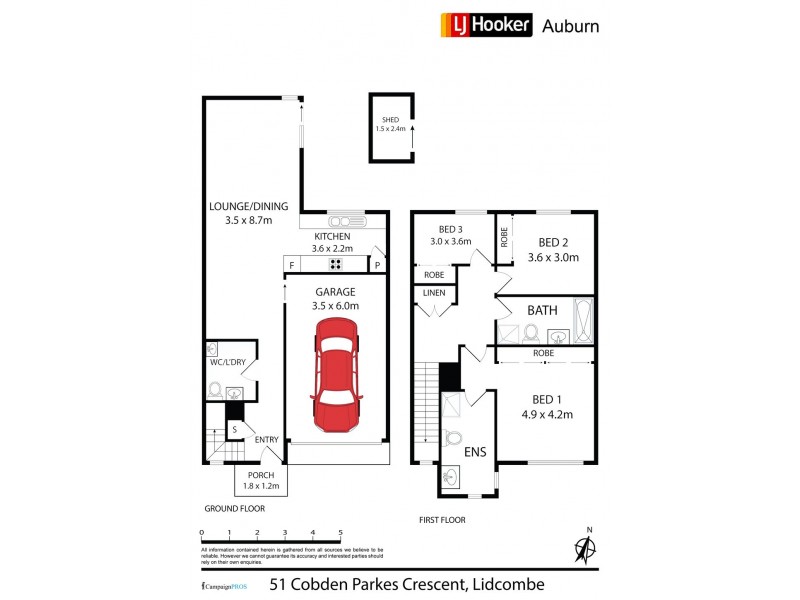 51 Cobden Parkes Crescent, Lidcombe NSW 2141 Floorplan