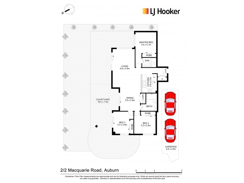 2/2 Macquarie Rd, Auburn NSW 2144 Floorplan