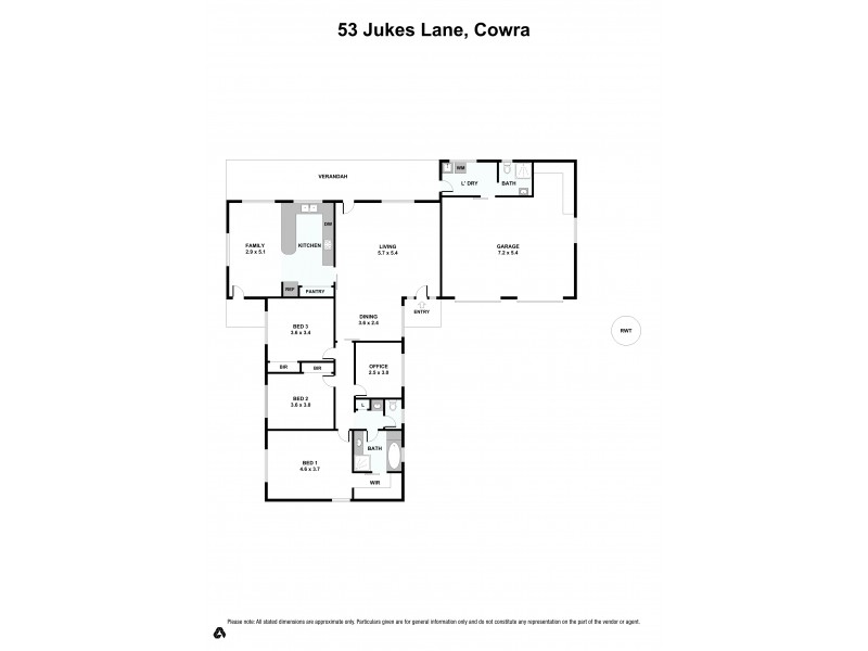 53 Jukes Lane, Cowra NSW 2794 Floorplan