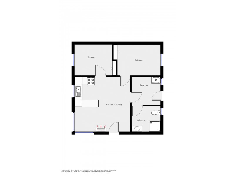 2/8 Pitt Street, Cowra NSW 2794 Floorplan