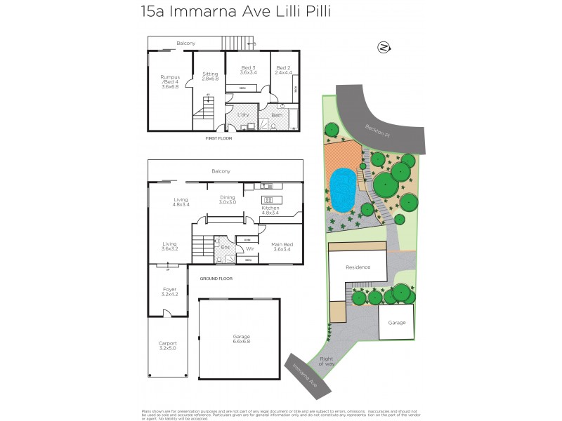 15A Immarna Avenue, Lilli Pilli NSW 2229 Floorplan