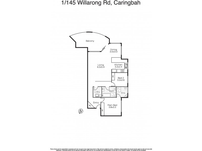 1/145-147 Willarong Road, Caringbah NSW 2229 Floorplan