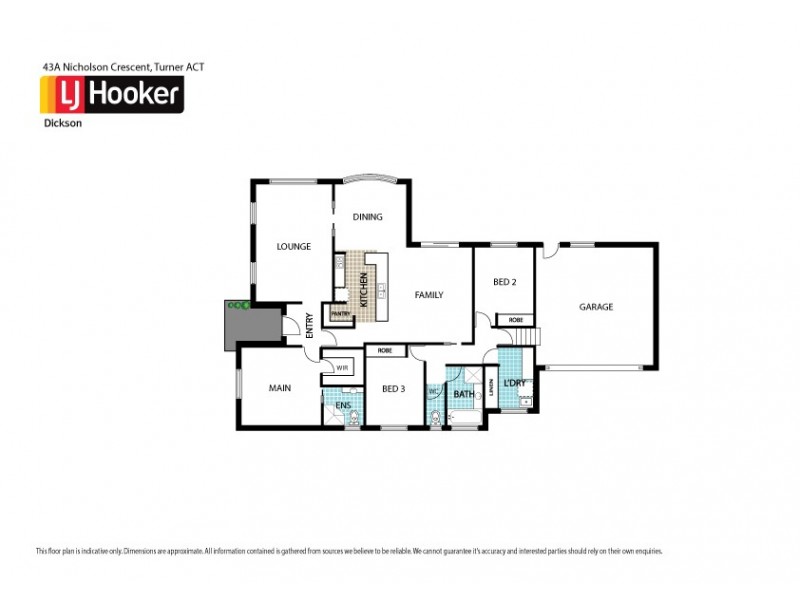 43A Nicholson Crescent, Turner ACT 2612 Floorplan