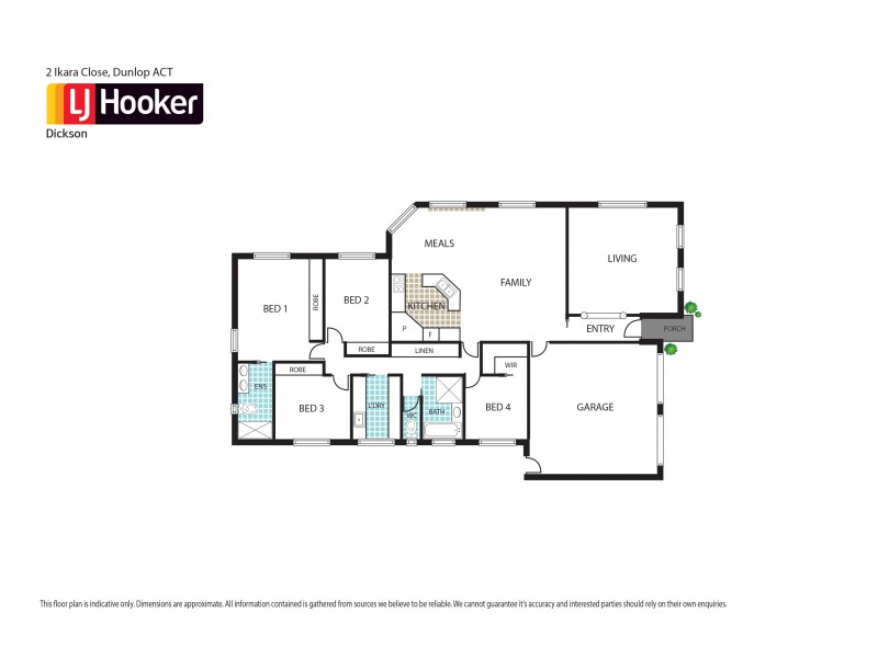 2 Ikara Close, Dunlop ACT 2615 Floorplan