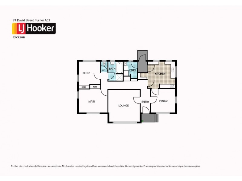 74 David Street, Turner ACT 2612 Floorplan