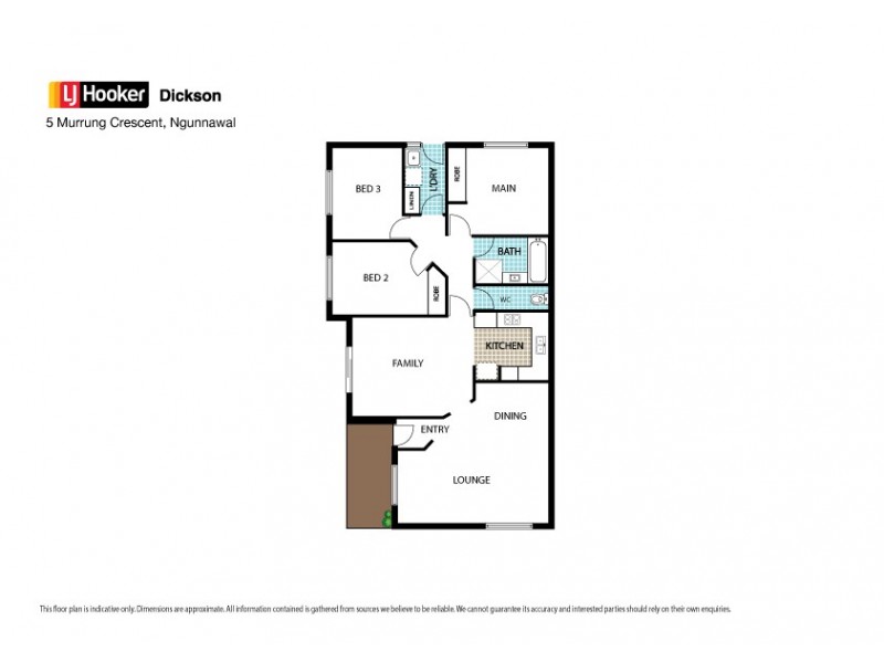 5 Murrung Crescent, Ngunnawal ACT 2913 Floorplan