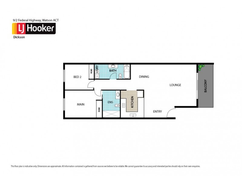 9/20 Federal Highway, Watson ACT 2602 Floorplan