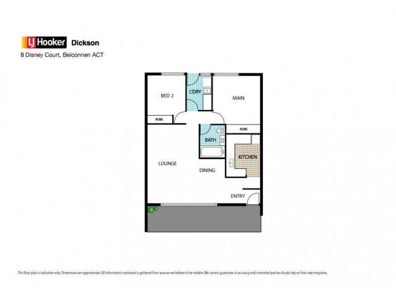 8 Disney Court, Belconnen ACT 2617 Floorplan