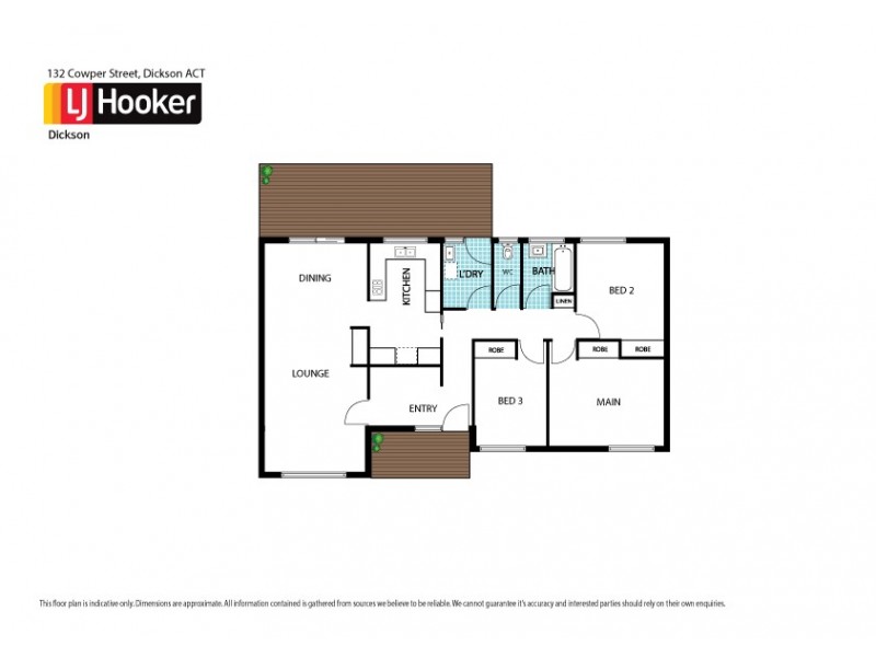 132 Cowper Street, Dickson ACT 2602 Floorplan