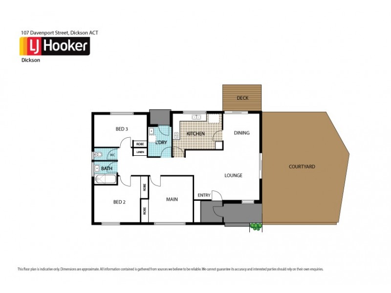 107 Davenport Street, Dickson ACT 2602 Floorplan
