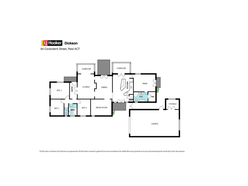 64 Coranderrk Street, Reid ACT 2612 Floorplan