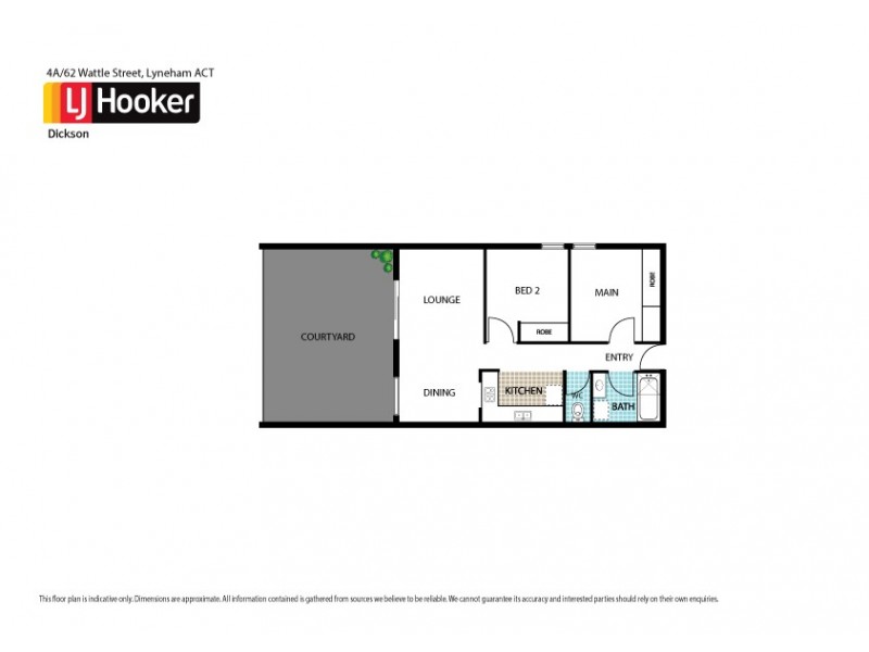 4A/62 Wattle Street, Lyneham ACT 2602 Floorplan